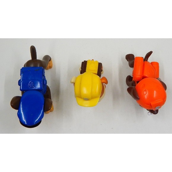 Paw Patrol Action Figures Marshall Rubble Zuma Chase Spin Master Lot of 3 - Picture 5 of 12